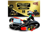 FOG LIGHT WIRING HARNESS FOR SINGLE COLOR AUXILIARY LIGHTS FOR MOTORCYCLES | BASIC VERSION | Vaishnu
